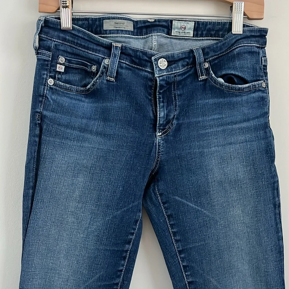AG Adriano Goldschmied The Stilt‎ Cigarette Blue Jeans | Size 28